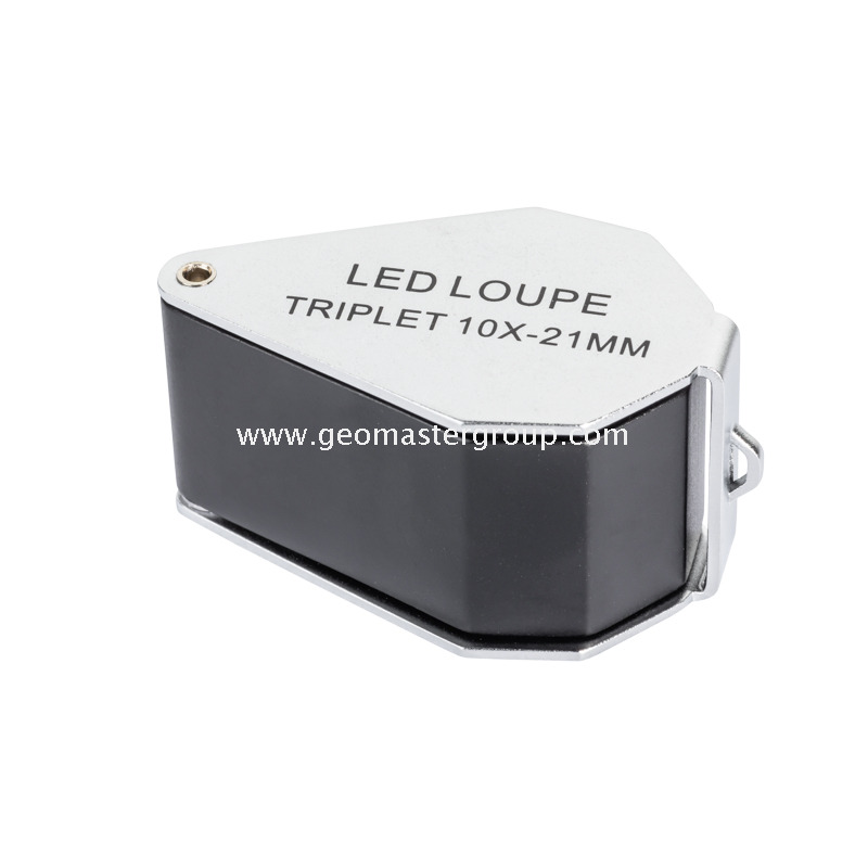 Lupa LED UV/Branca de Vidro (10x,21mm)
