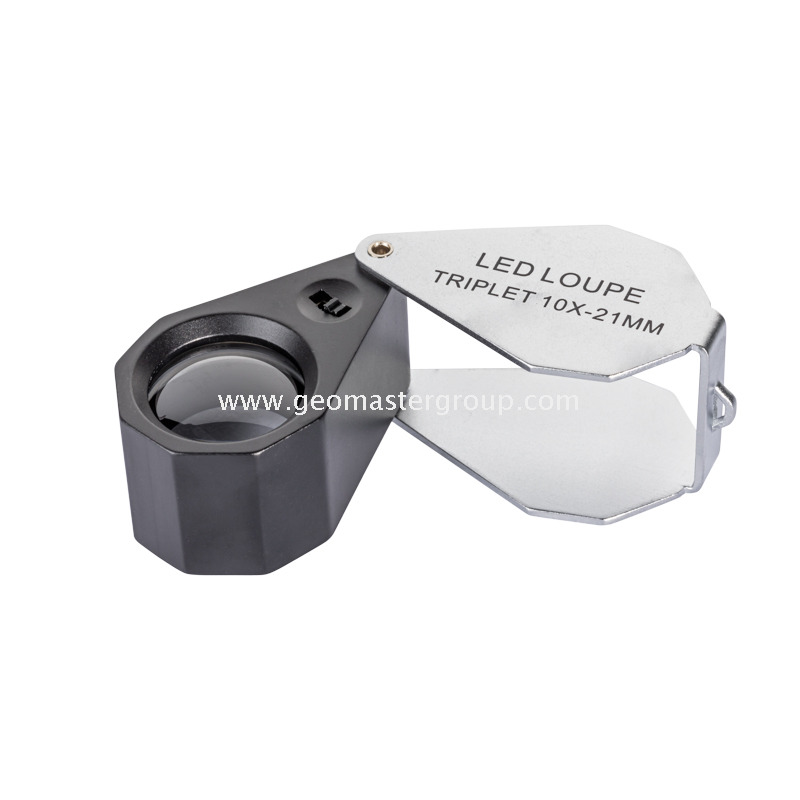 Lupa LED UV/Branca de Vidro (10x,21mm)