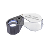 Lupa LED UV/Branca de Vidro (10x,21mm)