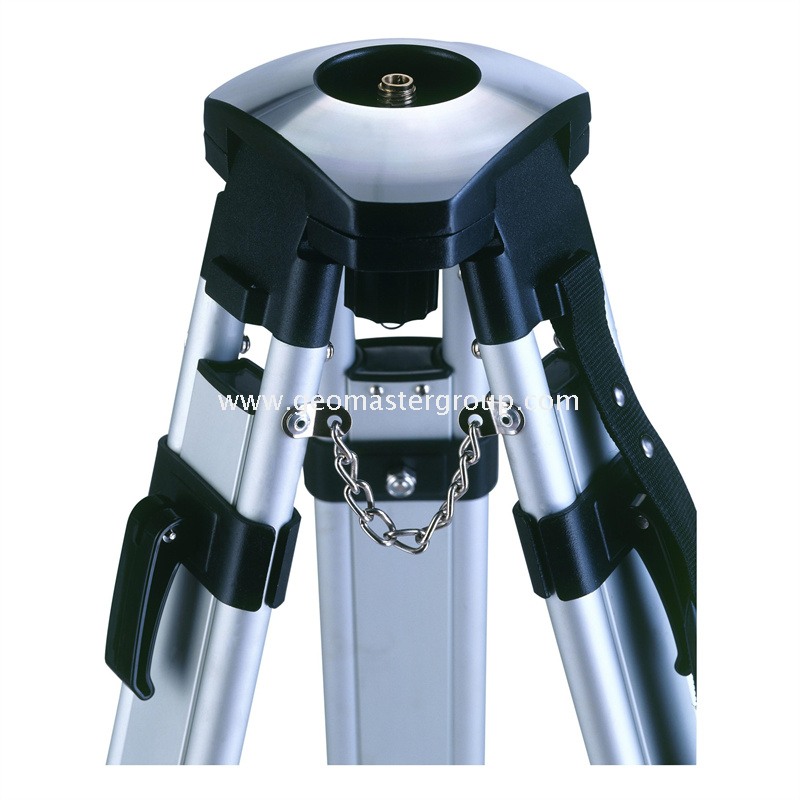 Tripé médio de serviço (cabeça da cúpula, bloqueios duplos)