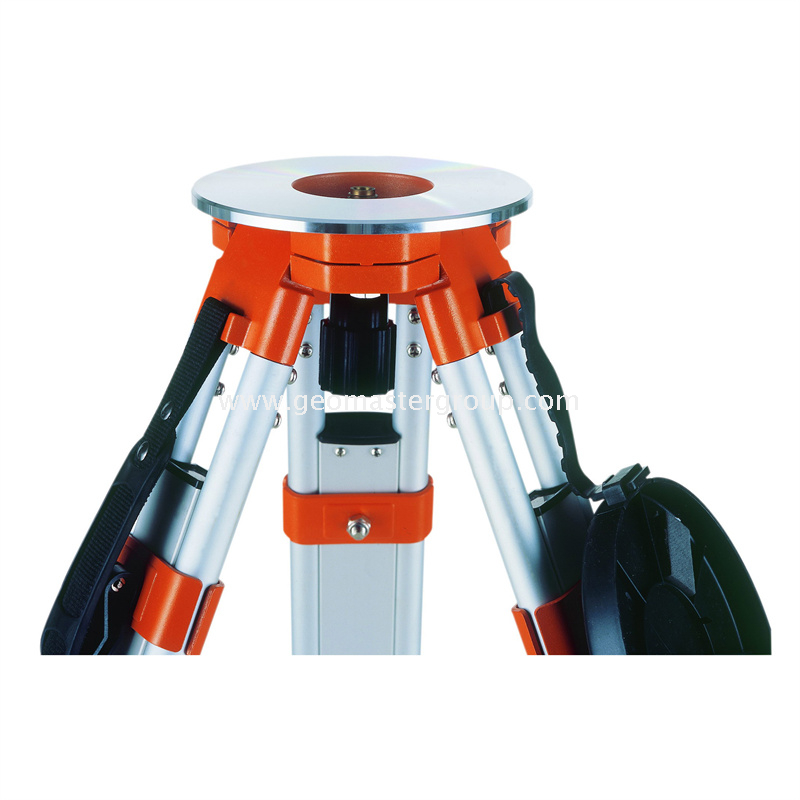 Tripé médio de serviço (cabeça redonda, grampos rápidos)