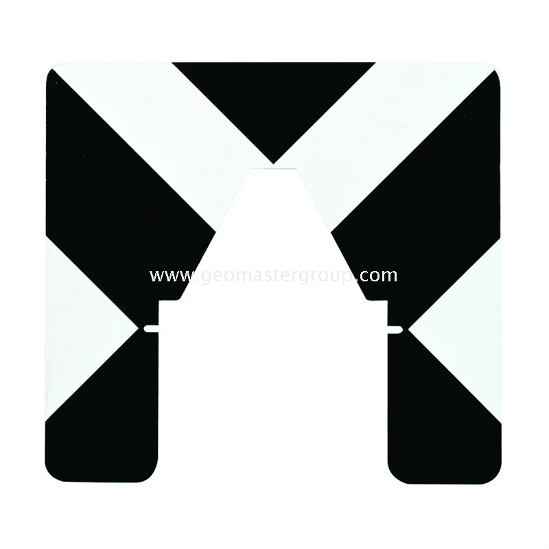 Suporte e alvo de prisma (185×200mm)