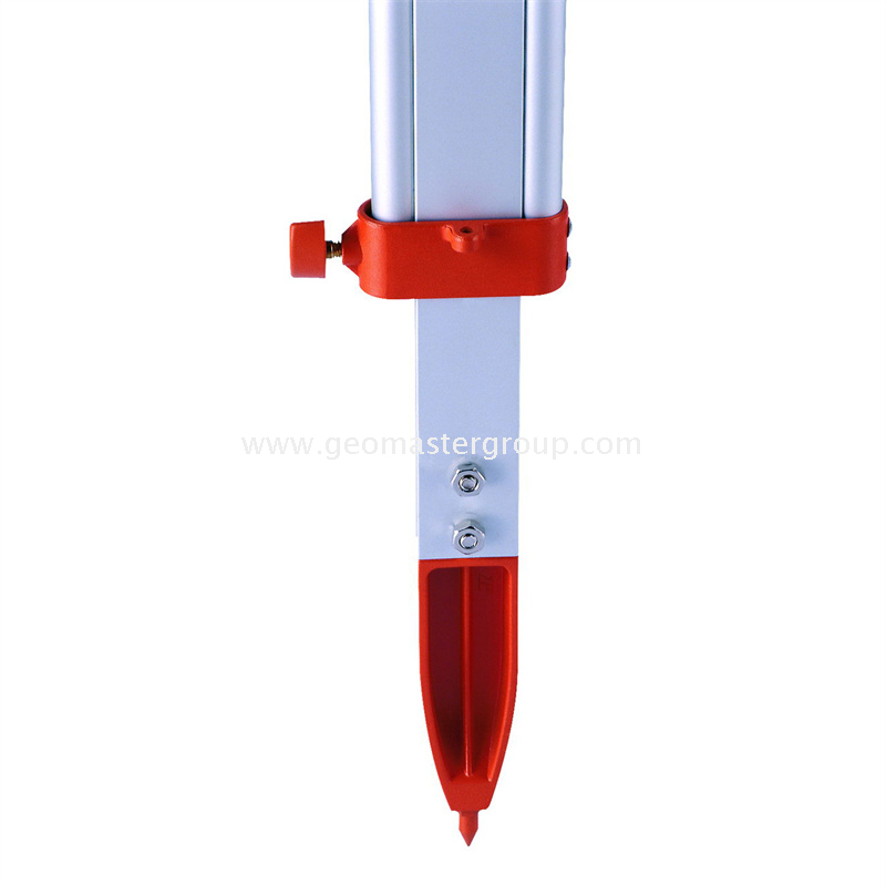 Tripé médio de serviço (cabeça plana, bloqueios duplos)