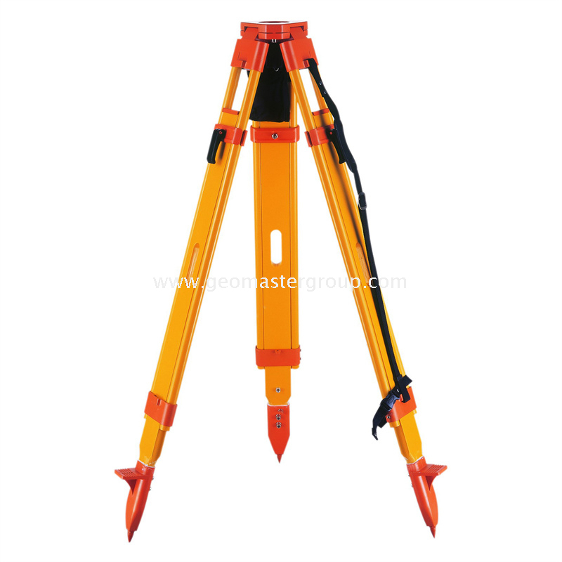 Tripé de madeira (orifícios da mão tripla, grampo rápido)