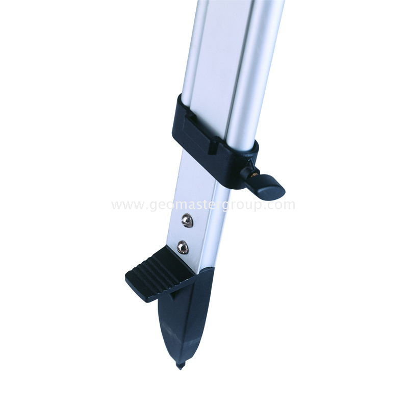 Tripé médio de serviço (cabeça plana, bloqueios duplos)