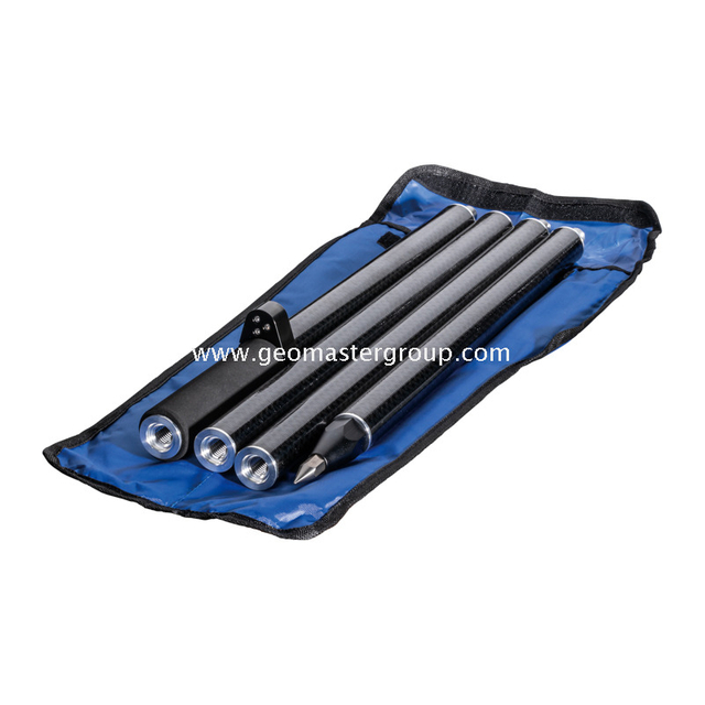 Todo o pólo de carbono GNSS (2m, 4 segundos)