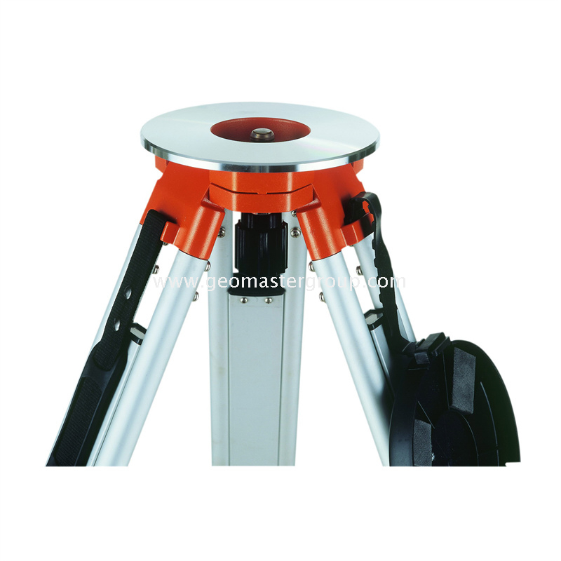 Tripé médio de serviço (cabeça redonda, fechaduras laterais)