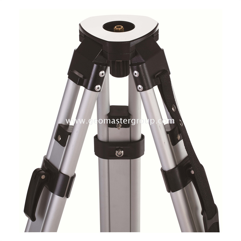 Tripé leve (cabeça plana, bloqueios duplos)