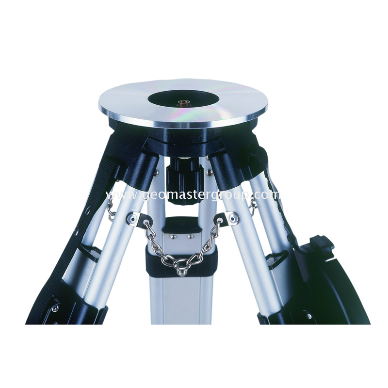 Tripé médio de serviço (cabeça redonda, bloqueios duplos)