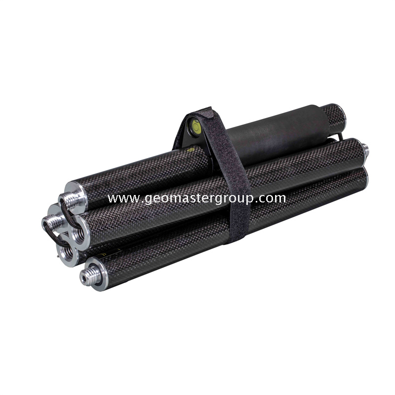 Todo o pólo de carbono GNSS (2m, 6 segundos)