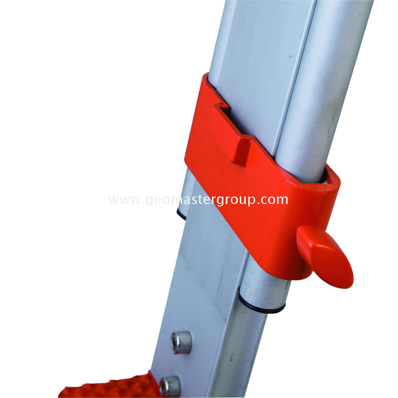 Tripé de construção (perna redonda, trava dupla)