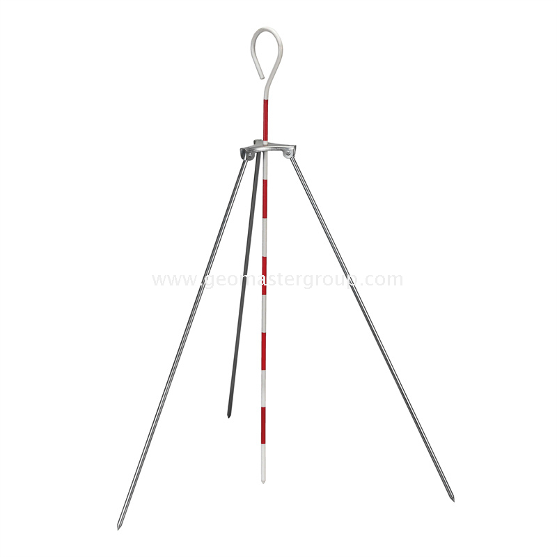 Tripé de flecha topográfica