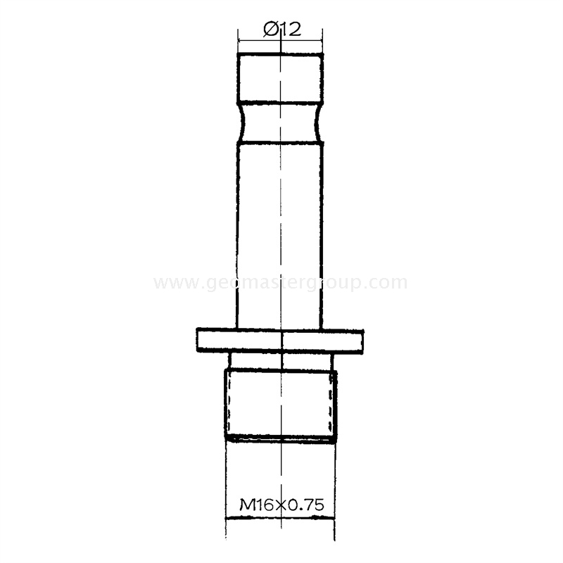 Adaptador de pólo de prisma (M16-M12)